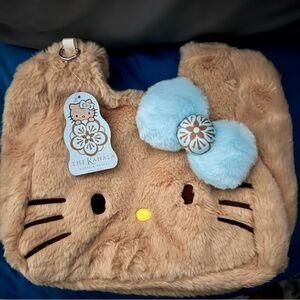Hello Kitty and The Kahala Hotel and Resort exclusive fluffy bag